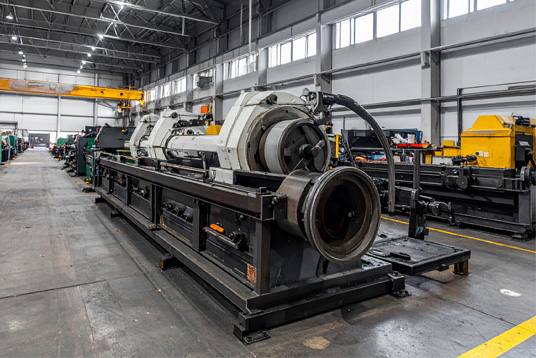 Ansicht einer Anlage in der Metallverarbeitung